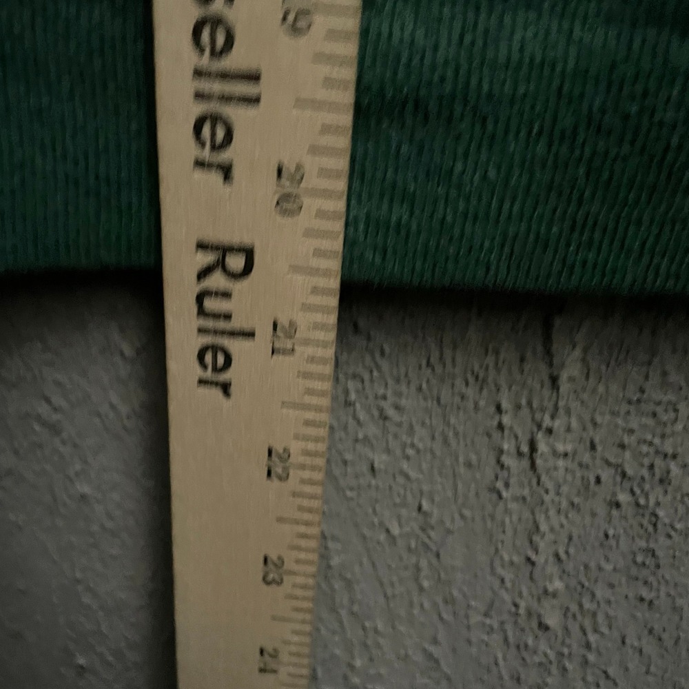 Vintage Crewneck Sweatshirt Unisex Small Green 80s Fruit of the Loom - Picture 5 of 6
